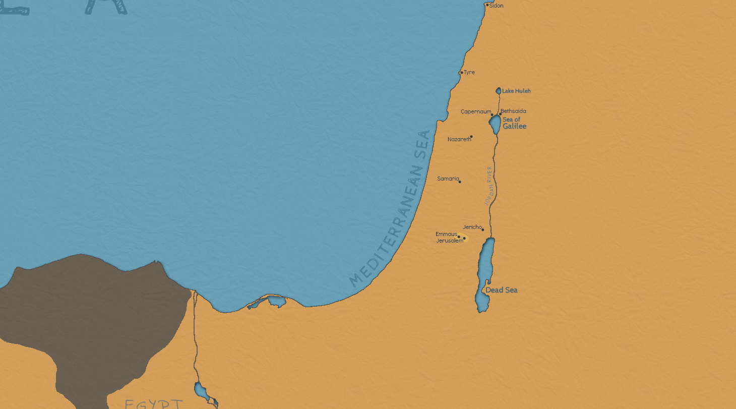 Emmaus Walk Map